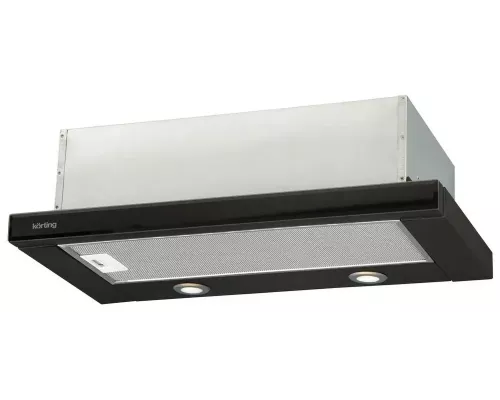 Вытяжка KORTING KHP 6617 GN Черное стекло