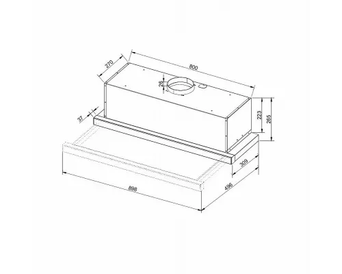 Вытяжка KORTING KHP 9975 GW
