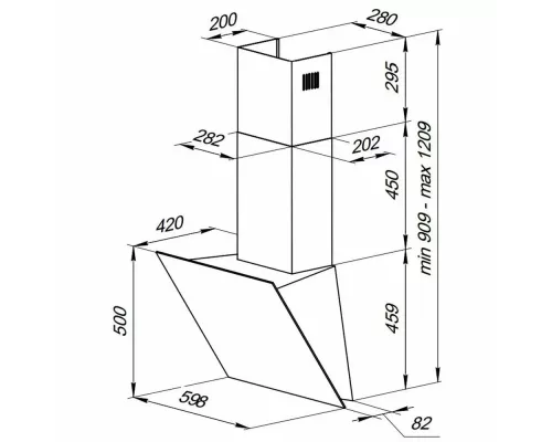 Вытяжка Kuppersberg F 660 W