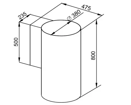 Вытяжка Kuppersberg WL-TUBA X