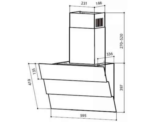Вытяжка LEX RIO GS 600 BLACK