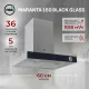 Вытяжка MBS MARANTA 160 BLACK GLASS