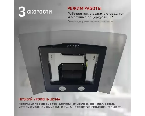 Вытяжка MBS RUTA 150 BLACK