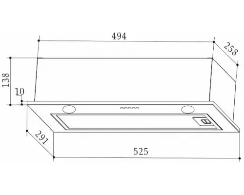 Вытяжка Weissgauff FIONA 60 X