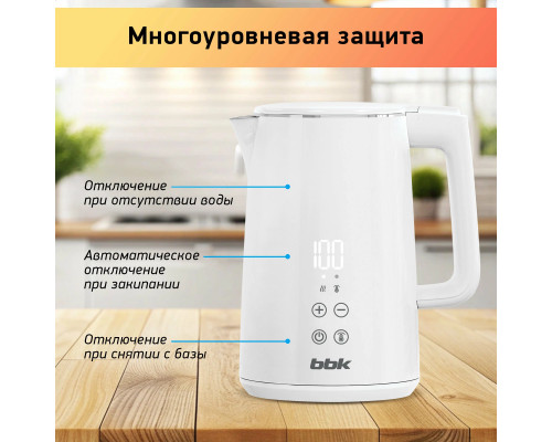 Чайник BBK EK1500 белый Чайник BBK EK1500 белый