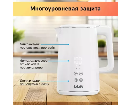 Чайник BBK EK1500 белый