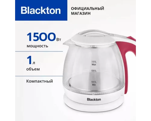 Чайник Blackton Bt KT1801G белый/розовый