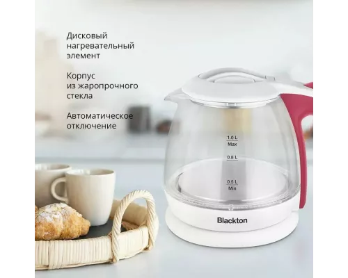 Чайник Blackton Bt KT1801G белый/розовый