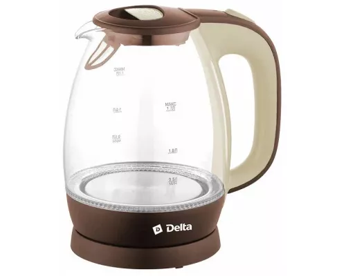 Чайник Delta DL-1203 бежево-коричневый
