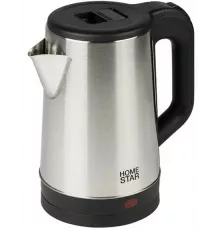 Чайник HOMESTAR HS-1041 стальной/черный