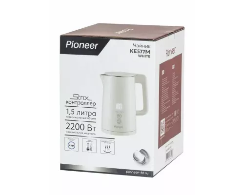 Чайник Pioneer KE577M белый