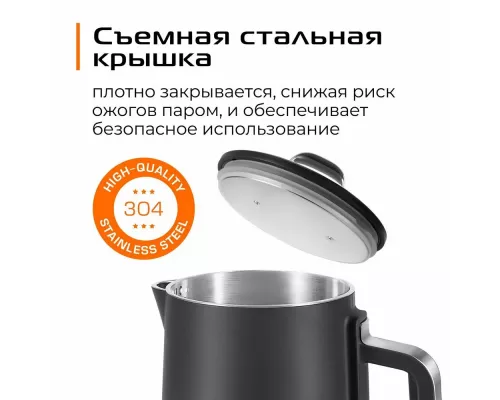 Чайник Red Solution АМ102 серый