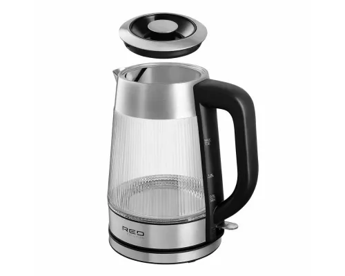 Чайник Red Solution G121 черный/серебристый