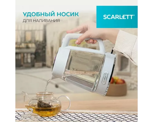 Чайник Scarlett SC-EK27G104 белый