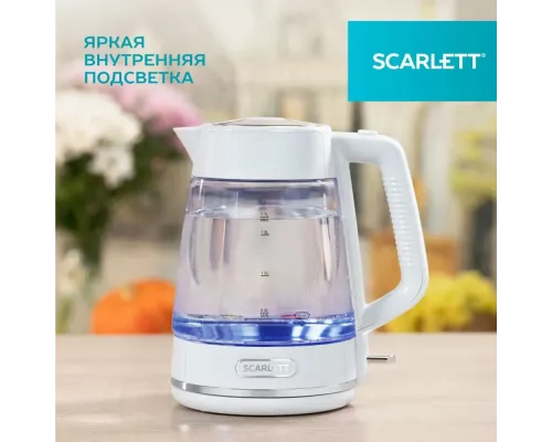 Чайник Scarlett SC-EK27G104 белый