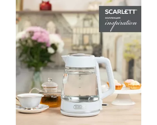 Чайник Scarlett SC-EK27G104 белый
