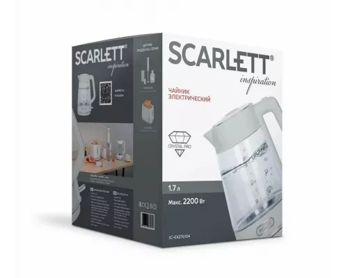Чайник Scarlett SC-EK27G104 белый