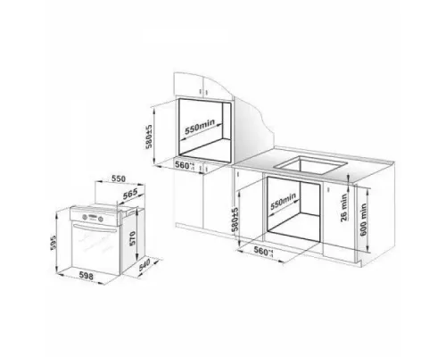 Духовой шкаф Gefest ЭДВ ДА 622-02 AS