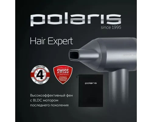 Фен POLARIS PHD 1110, графитовый