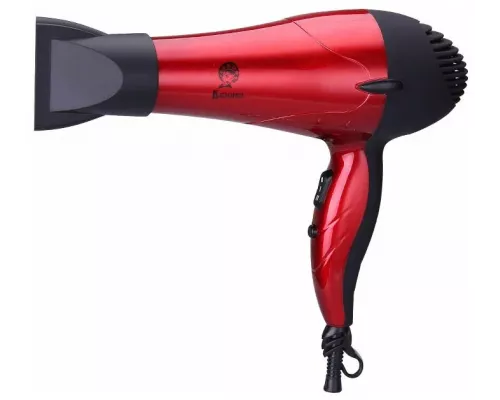Фен Василиса ФН4-1400 черный с красным