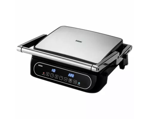 Гриль BBK BEG3001 черный/металлик