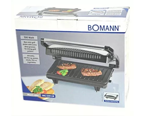 Гриль BOMANN MG 2251 CB schw inox 700W