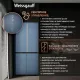 Холодильник Weissgauff WCD 590 NoFrost Inverter Premium Biofresh Blue Glass