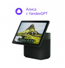 Умная колонка Yandex Станция Дуо Макс с дисплеем, Zigbee, зеленый