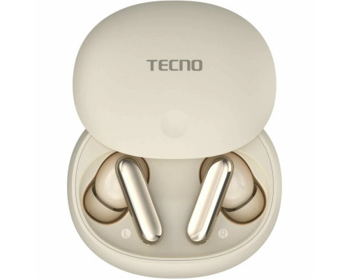 Беспроводные наушники TECNO True 1 TU01 Air Creamy White (TU01 Air Creamy White)