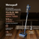Вертикальный пылесос Weissgauff V14 BLDC 500 Argento Aqua Turbo