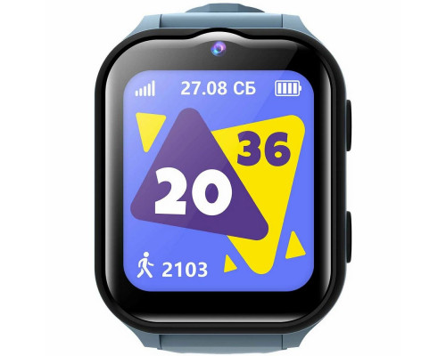 Смарт-часы Geozon Kids SuperStar синий/серый G-W24BLUG Смарт-часы Geozon Kids SuperStar синий/серый G-W24BLUG