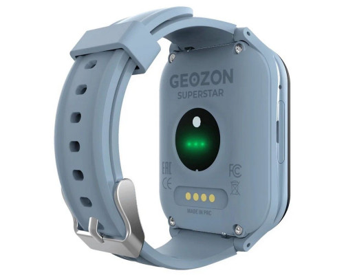 Смарт-часы Geozon Kids SuperStar синий/серый G-W24BLUG Смарт-часы Geozon Kids SuperStar синий/серый G-W24BLUG