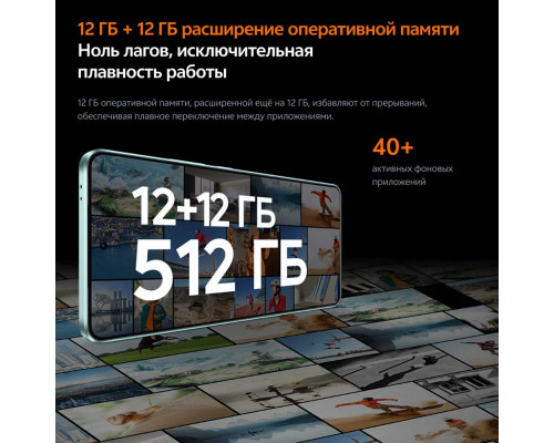 Смартфон Vivo iQOO Z9 12/512Gb черный