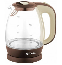 Чайник Delta DL-1203 бежево-коричневый