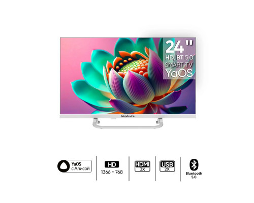 Телевизор TOPDEVICE TDTV24CS07H_WE белый