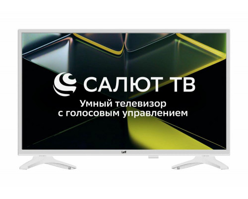 Телевизор LEFF 32H691T белый