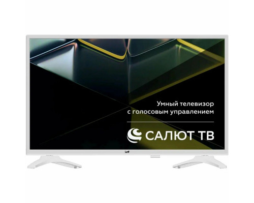 Телевизор LEFF 32H691T белый
