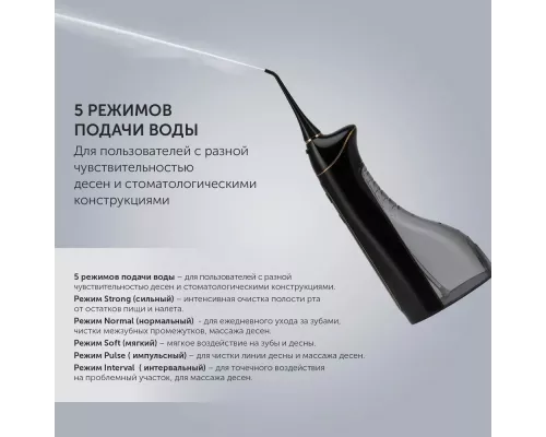 Ирригатор Polaris PWF 0201 Черный