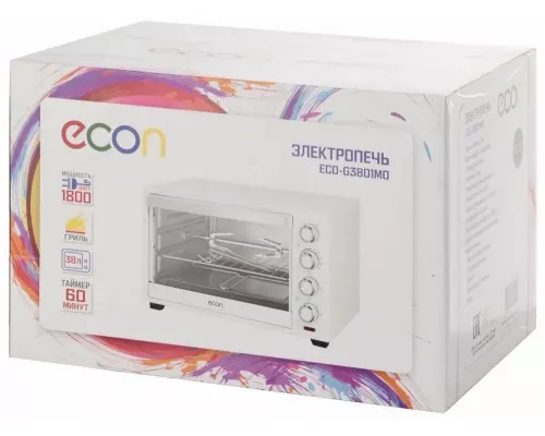Мини-печь ECON ECO-G3801MO, белый