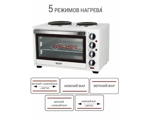 Мини-печь ECON ECO-GP3221MO белый