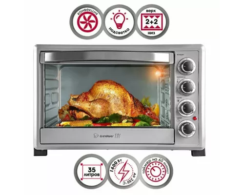 Мини-печь Endever Danko 4037 серебристый