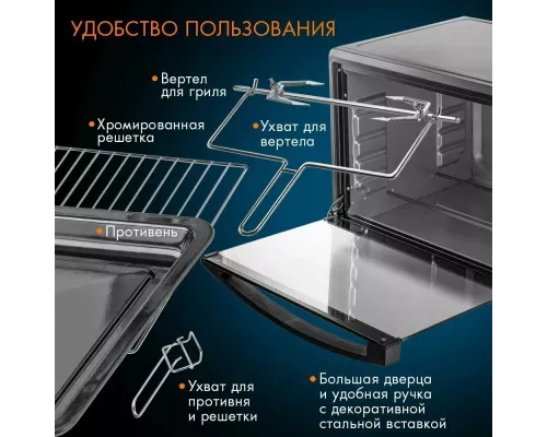 Мини-печь Endever Danko 4045 черный