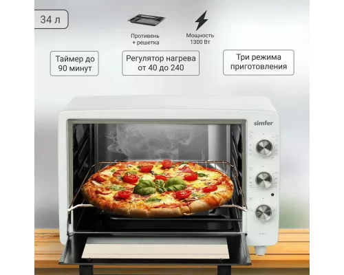 Мини-печь Simfer M3411 белая