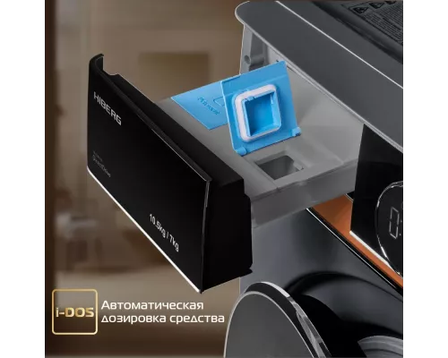 Стирально-сушильная машина HIBERG i-DDQ10 - 10714 Sd темно-серый
