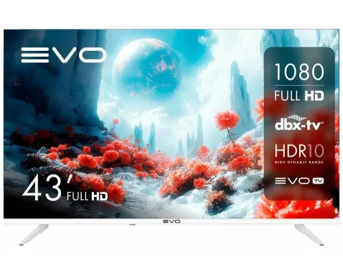 Телевизор evo tv 43 White