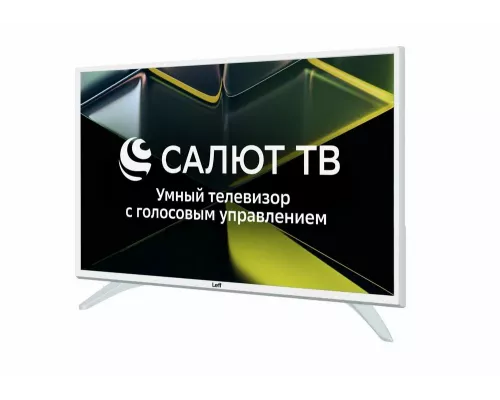 Телевизор LEFF 32H691T белый