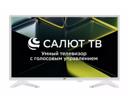Телевизор LEFF 32H691T белый