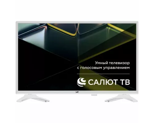 Телевизор LEFF 32H691T белый