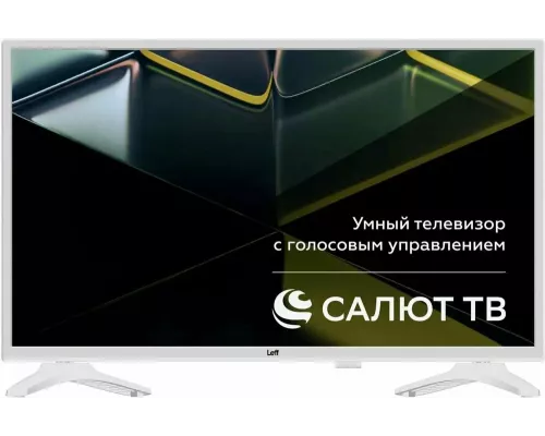 Телевизор LEFF 32H691T белый