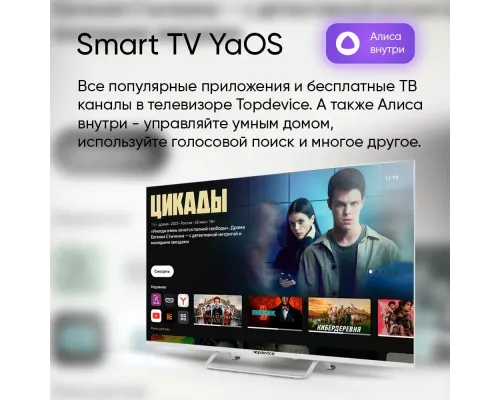 Телевизор TOPDEVICE TDTV24CS03H_WE белый
